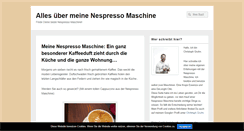 Desktop Screenshot of kapsel-kaffee-maschine.com